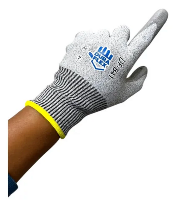 Guante Gisa Anticorte, A4, HDPE, Gris