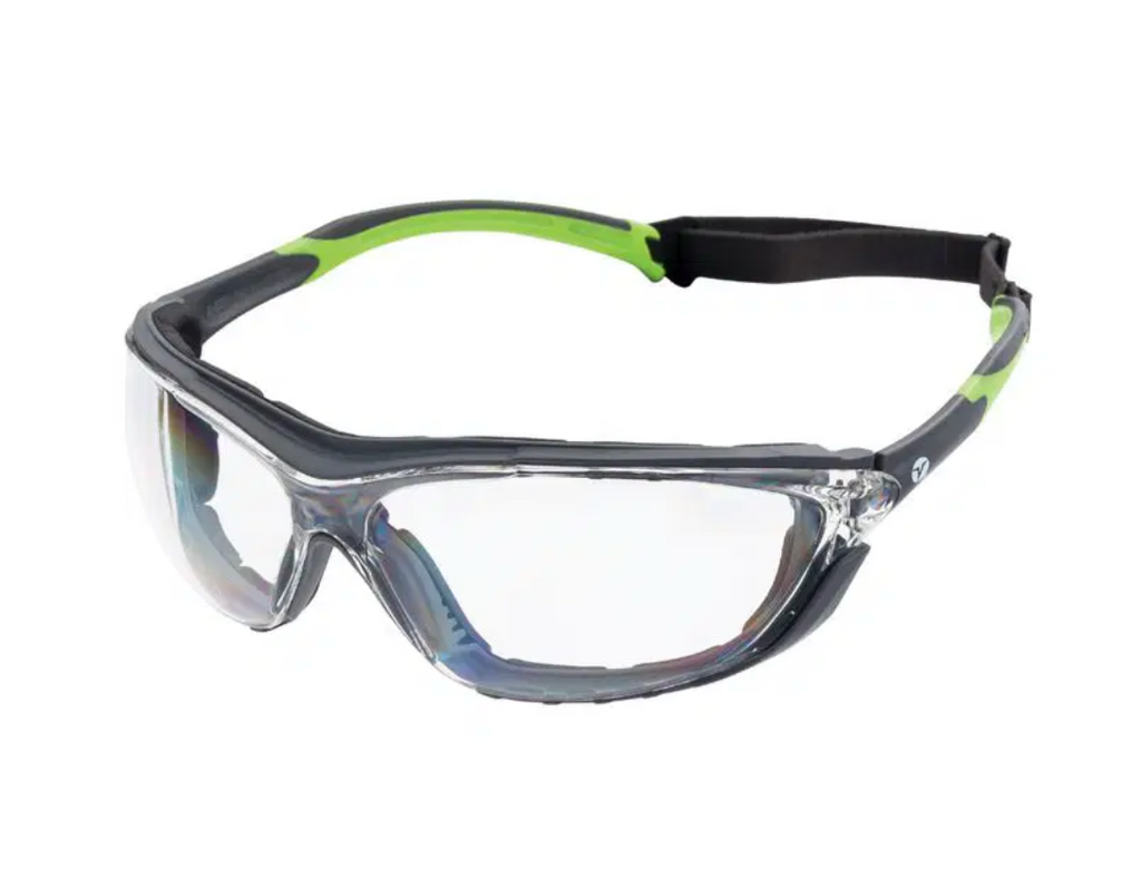 Veratti® Primo™ Montura Gris y Verde, Lente Transparente, AFR