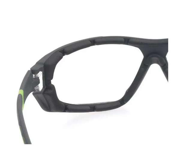Veratti® Primo™ Montura Gris y Verde, Lente Transparente, AFR